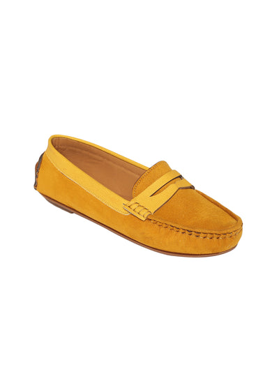 Manon Yellow Loafers