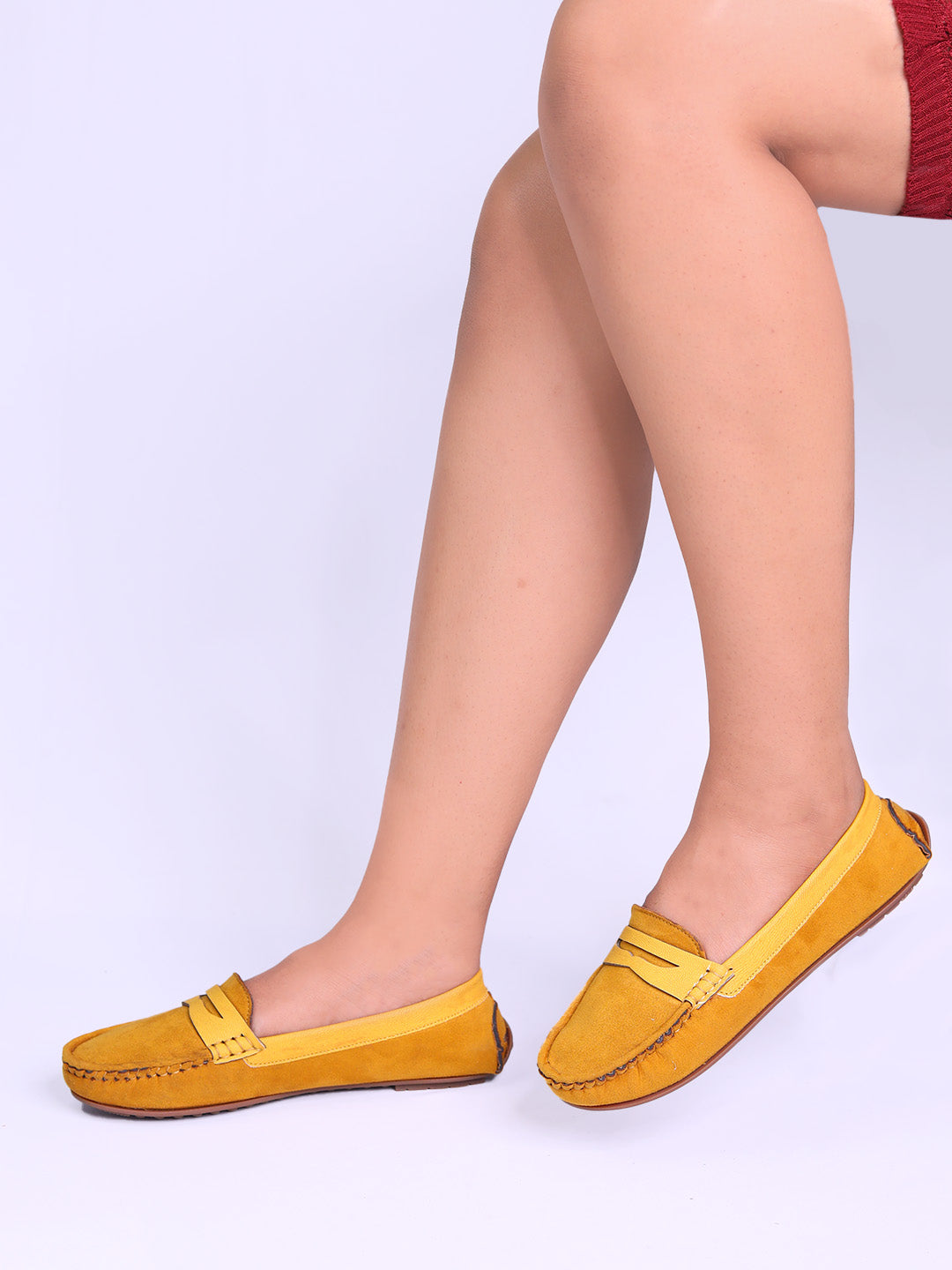 Manon Yellow Loafers