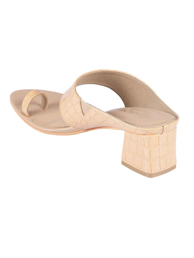 Moe Cream Block Heels