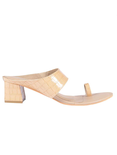 Moe Cream Block Heels