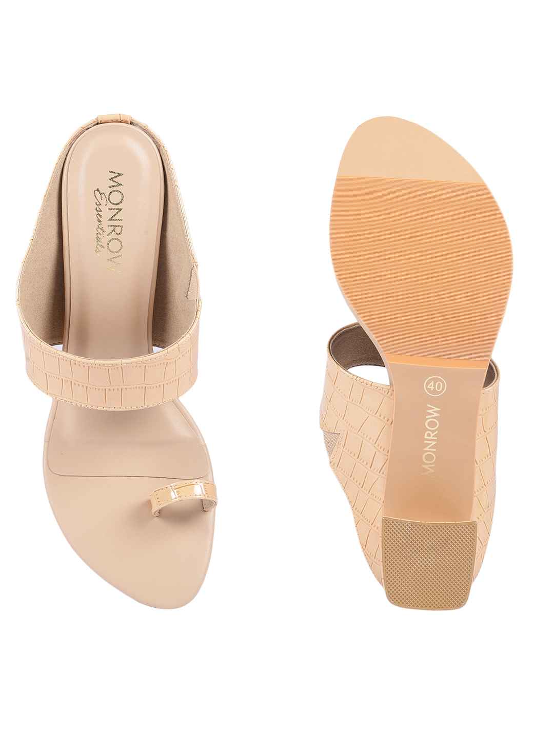 Moe Cream Block Heels