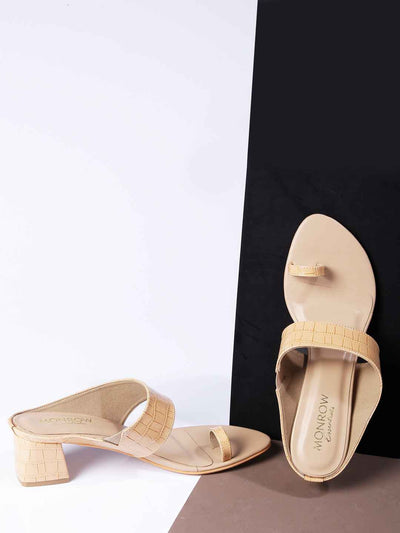 Moe Cream Block Heels