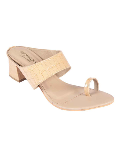 Moe Cream Block Heels
