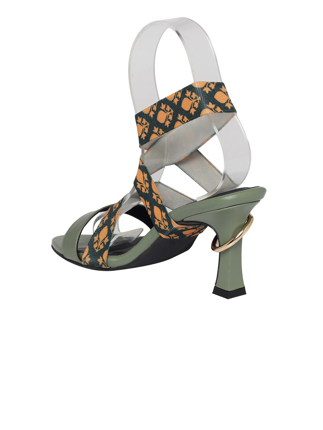 Sage Paisley 5 in 1 Heels