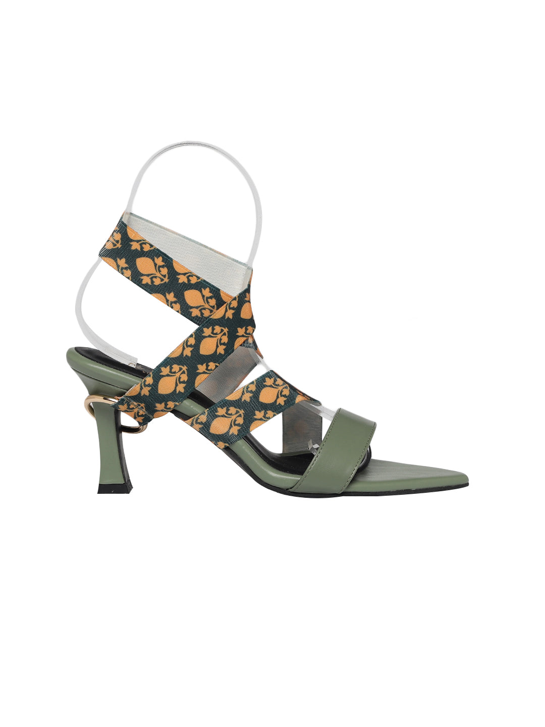 Sage Paisley 5 in 1 Heels