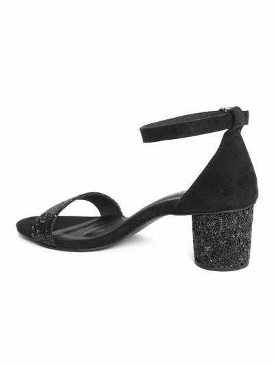 Saylor Black Block Heel