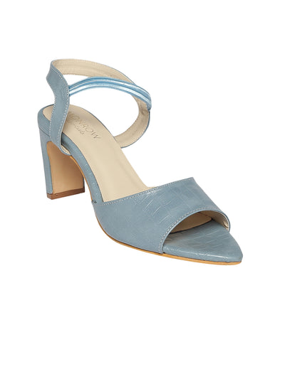 Sora Blue Block Heels