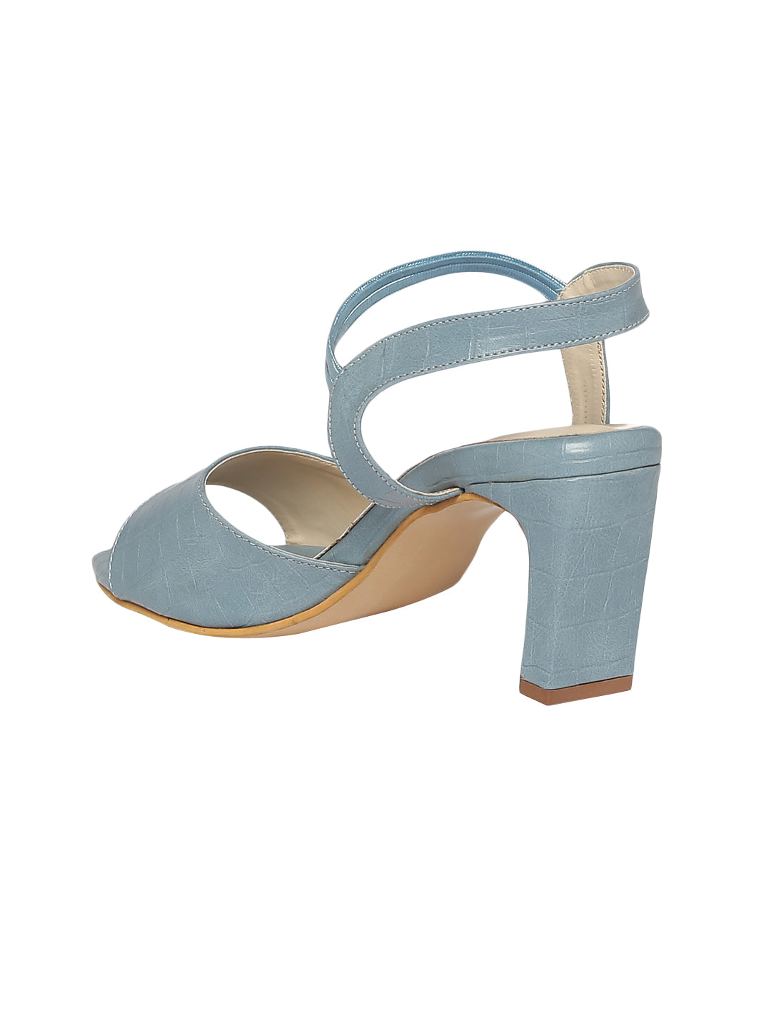 Sora Blue Block Heels