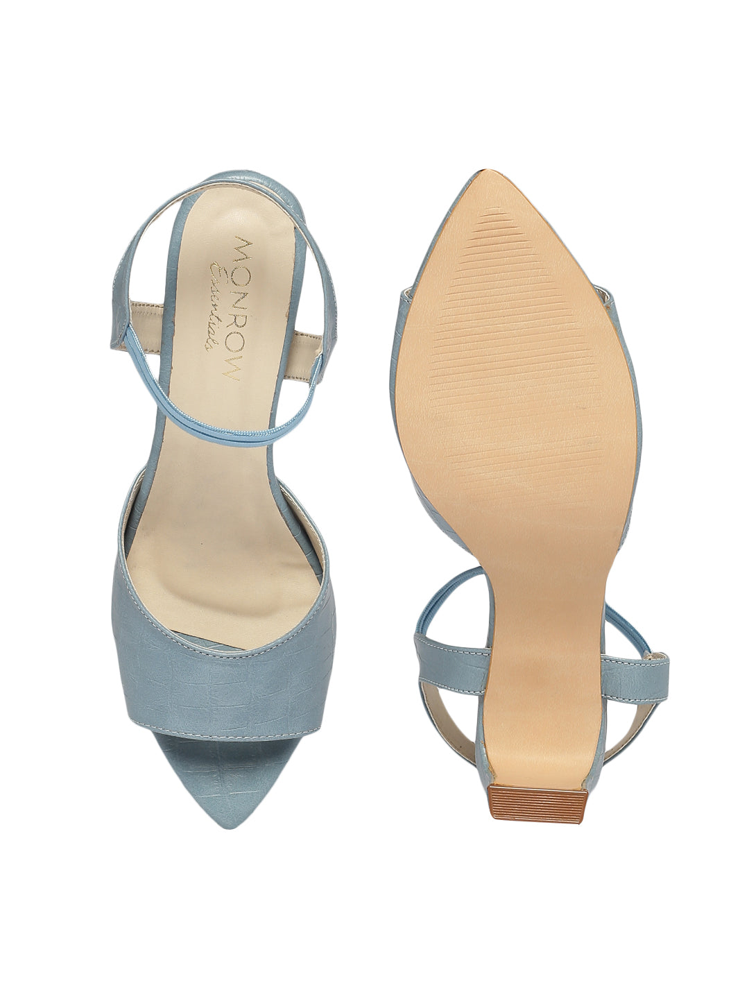 Sora Blue Block Heels