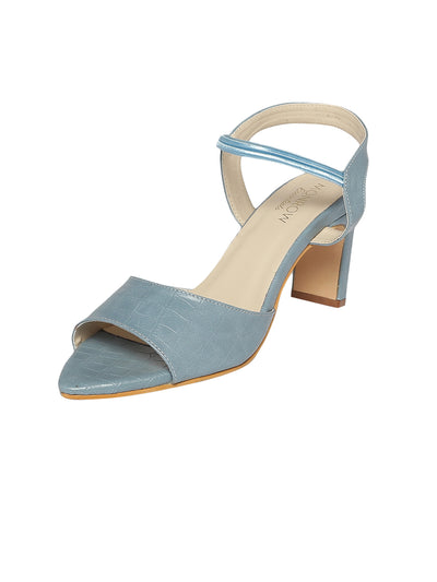 Sora Blue Block Heels
