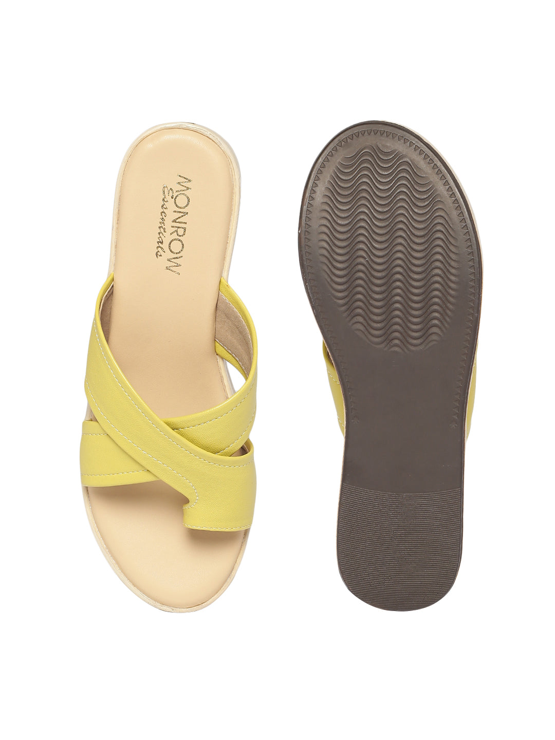 Yellow rhinestone platform heels sandals with... - Depop