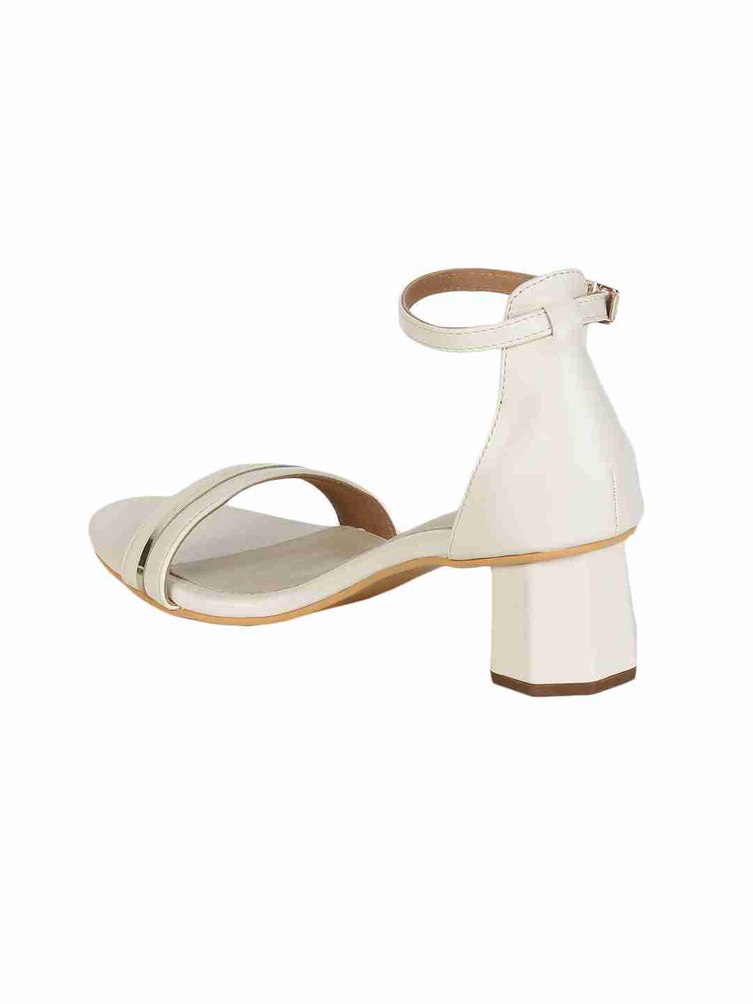 Cream Block Heel – Shoes