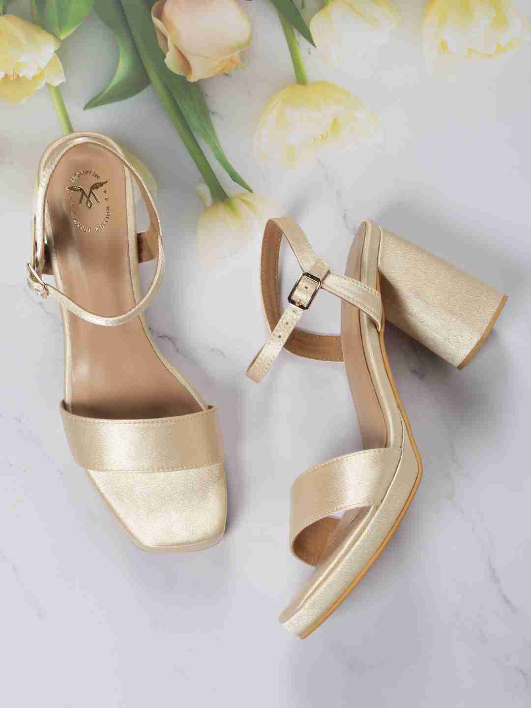 Vulgaris Beige Heels