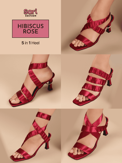 Hibiscous Rose 5 in 1 Heels